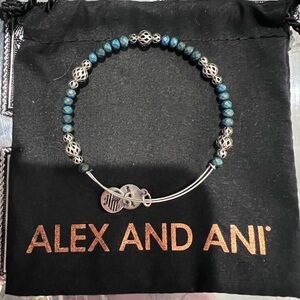 Blue Beaded Bracelet